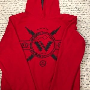 Shaun White red boys hoodie sweat shirt